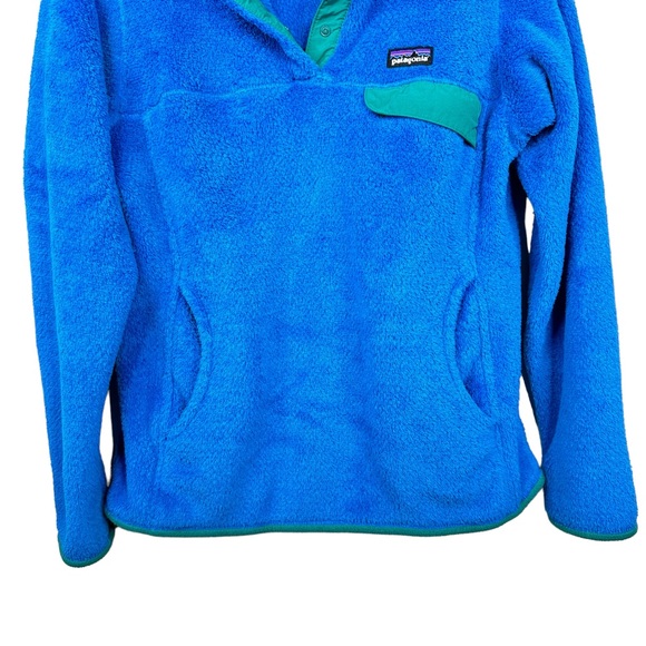 Patagonia Re-Tool Snap-T Pullover Jacket Fleece Larimar Blue Green Medium - Picture 6 of 13
